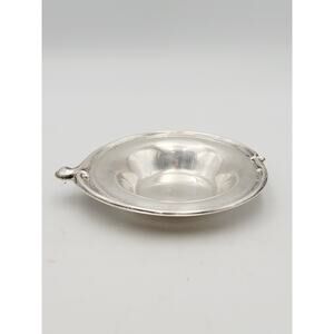 International Silver Company Candy Bowl Silverplate Swirl Edge #948 Vintage